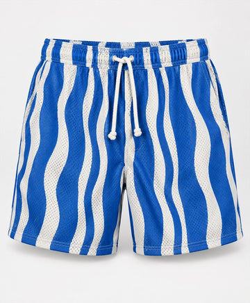 YELSOO DIY shorts template Aegean Tide Stripes