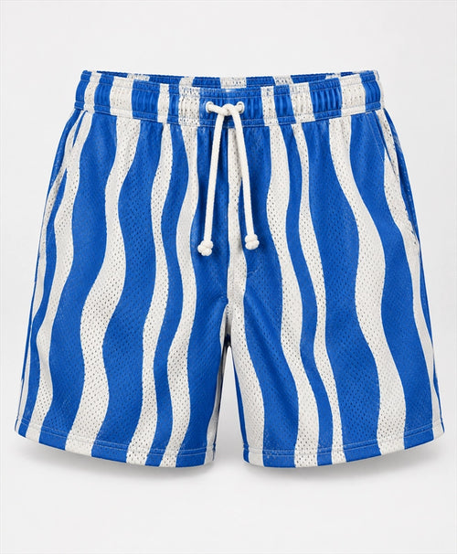 YELSOO DIY shorts template Aegean Tide Stripes