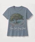 YELSOO men's Big & Tall Trees Cool Every Street Graphic Tee in Slate Blue — main product view