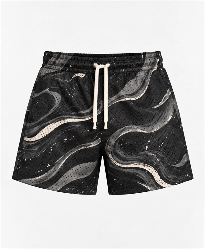 YELSOO DIY shorts template Black Sand Current