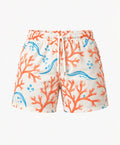 YELSOO men's Coral Reef Lines Mesh Shorts — main product view