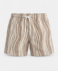 YELSOO men's Driftwood Stripes Mesh Shorts — main product view