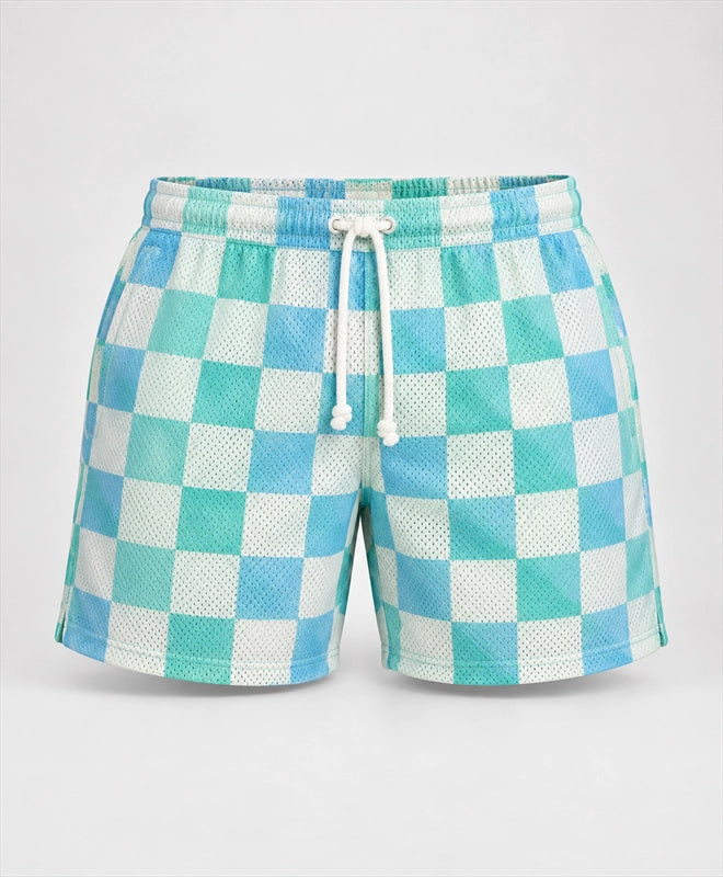 YELSOO DIY shorts template Sea Glass Checkerboard