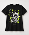 YELSOO Bloom Beyond Limits Graphic Tee in black — main product view