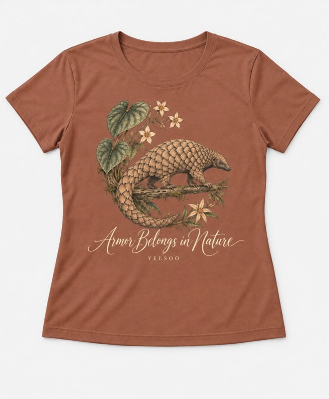 YELSOO DIY tee template Armor Belongs in Nature