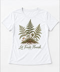 YELSOO women's Let Forests Flourish Fern Graphic Tee in White — main product view