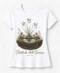 YELSOO women's Peatlands Hold Tomorrow Graphic Tee in White — main product view