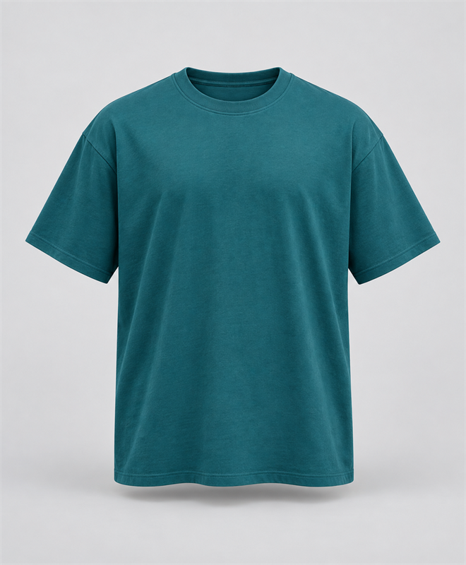 YELSOO Essential Crewneck Tee in Transformative Teal