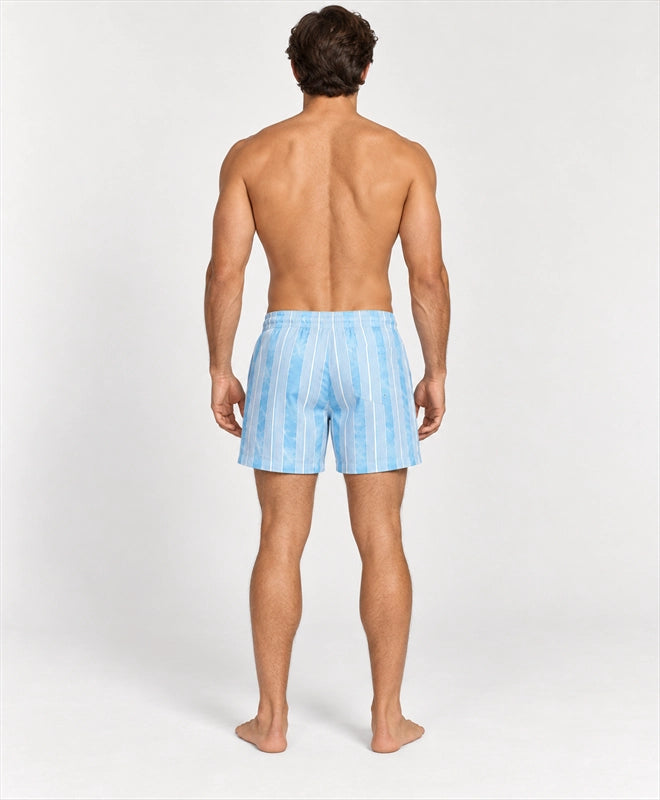YELSOO men's Riviera Ripples Mesh Shorts — back model view