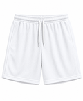 Pure white YELSOO DIY mesh shorts front customization base