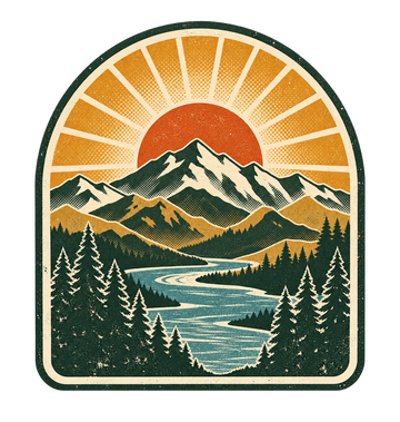 Retro Mountain